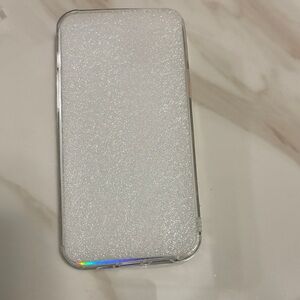 Glittery White Phone Case